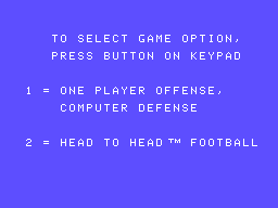 Super-Action Football screenshot 4 for Colecovision